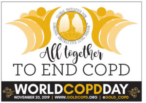 All Together to End COPD. World COPD Day. November 20, 2019