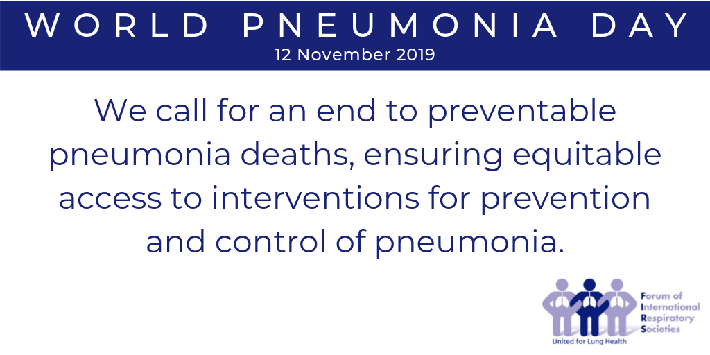 world pneumonia day 2019 call to action