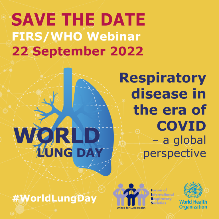 World Lung Day Webinar Global Initiative for Chronic Obstructive Lung